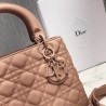 Dior Medium Lady Dior Bag In Powder Ultra Matte Calfskin 895