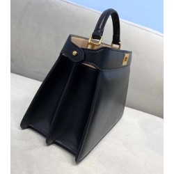 Fendi Peekaboo ISeeU East-West Bag In Black Nappa 553