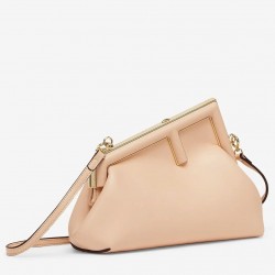 Fendi Small First Bag In Beige Nappa Leather 266