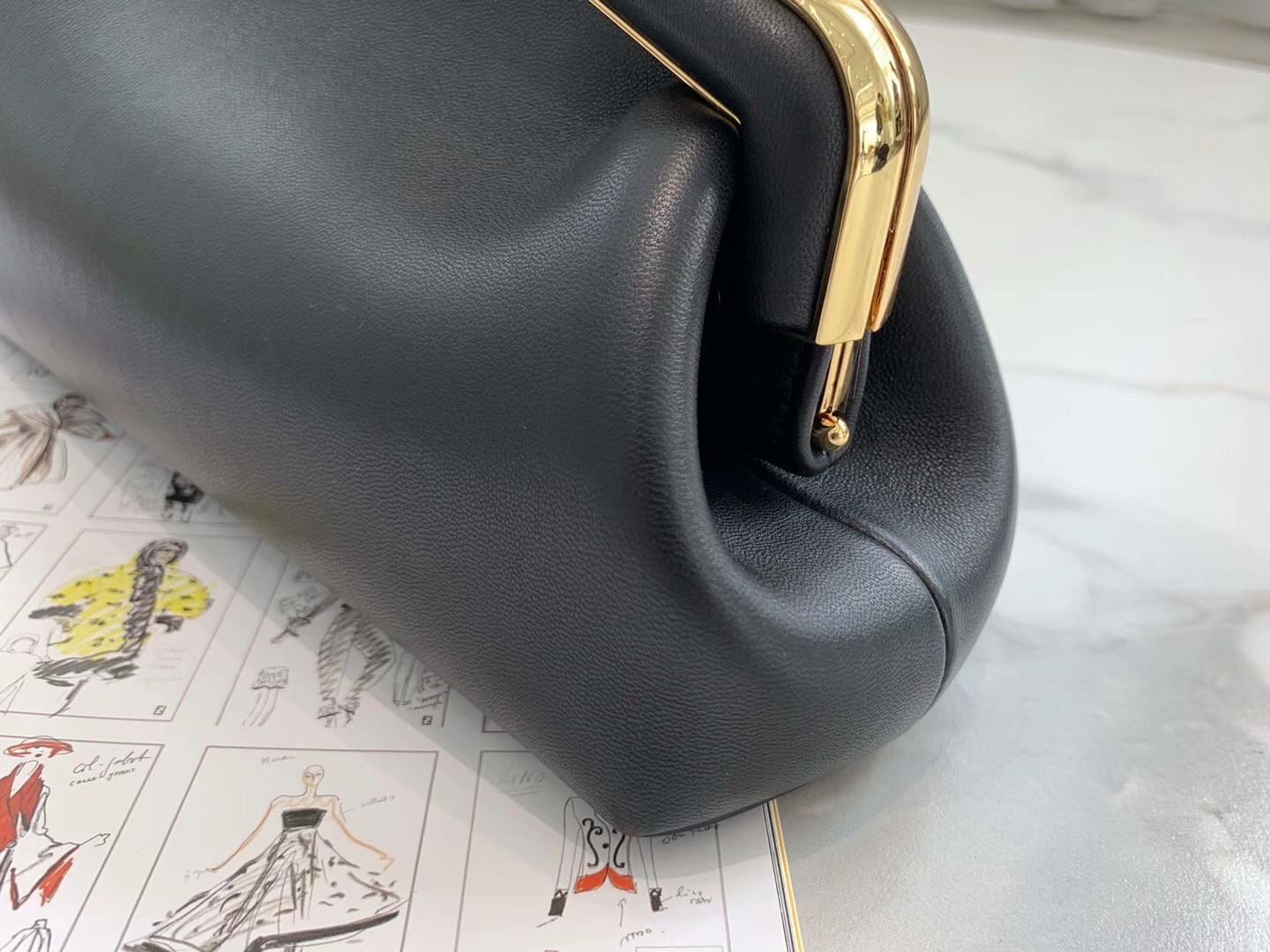 Fendi First Small Bag In Black Nappa Leather 130