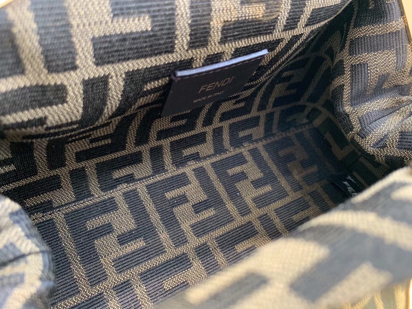 Fendi First Small Bag In Black Nappa Leather 130