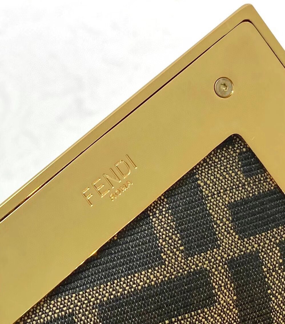 Fendi Small First Bag In Natural Python Leather 359