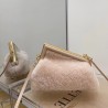 Fendi Small First Bag In Pink Wool Sheepskin  172