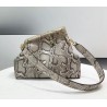 Fendi Medium First Bag In Natural Python Leather 099