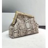 Fendi Medium First Bag In Natural Python Leather 099