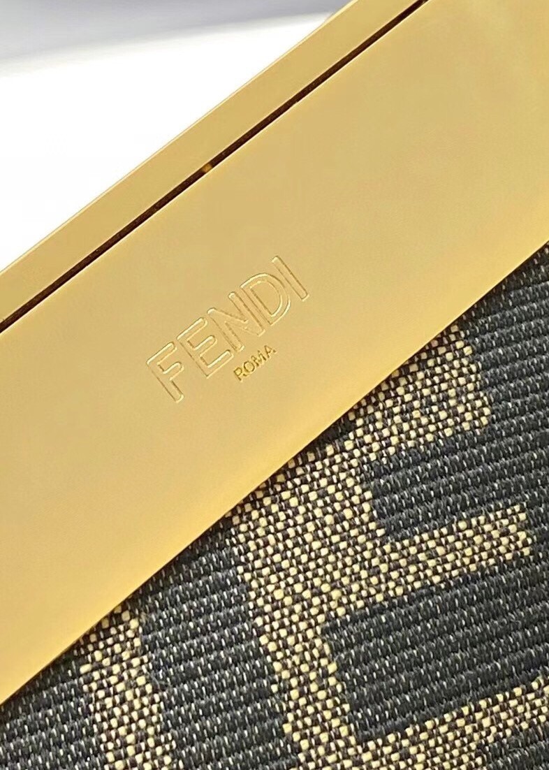 Fendi Medium First Bag In Natural Python Leather 099