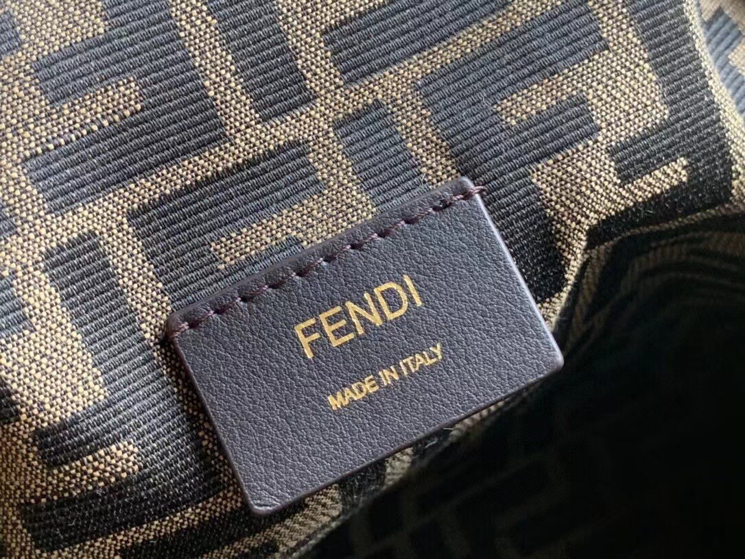 Fendi Medium First Bag In Pink Wool Sheepskin 236