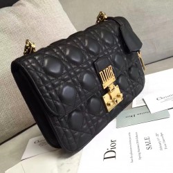 Dior Dioraddict Flap Bag In Black Lambskin 011