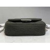 Fendi Midi Baguette Chain Bag In Green FF Fabric 085