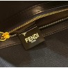 Fendi Medium Baguette Bag In Blue FF Canvas 221