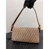 Fendi Medium Baguette 1997 Bag In Beige Split Leather 293