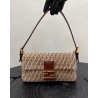 Fendi Medium Baguette 1997 Bag In Beige Split Leather 293