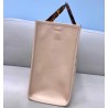 Fendi Sunshine Medium Shopper Bag In Beige Calfskin 327