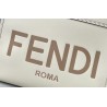 Fendi Sunshine Medium Shopper Bag In White Calfskin 427