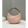 Fendi Fendigraphy Small Hobo Bag In Pink Leather 507