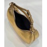 Fendi Fendigraphy Small Hobo Bag In Gold Laminated Leather 579