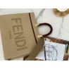 Fendi Sunshine Medium Shopper Bag In Beige Canvas 755