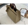 Fendi Sunshine Medium Shopper Bag In Beige Canvas 755