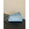 Fendi Medium First Bag In Light Blue Nappa Leather 864