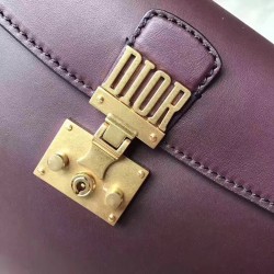 Dior DiorAddict Tote Bag In Bordeaux Calfskin 380