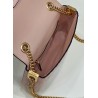 Fendi Baguette Chain Midi Bag In Powder Nappa Leather 865