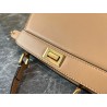 Fendi Peekaboo ISeeU Petite Bag In Beige Nappa Leather 344