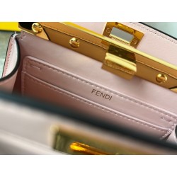 Fendi Peekaboo ISeeU Petite Bag In Pink Nappa Leather 448