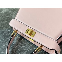 Fendi Peekaboo ISeeU Petite Bag In Pink Nappa Leather 448