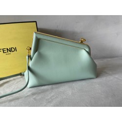 Fendi First Small Bag In Mint Green Nappa Leather 604