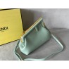 Fendi First Small Bag In Mint Green Nappa Leather 604