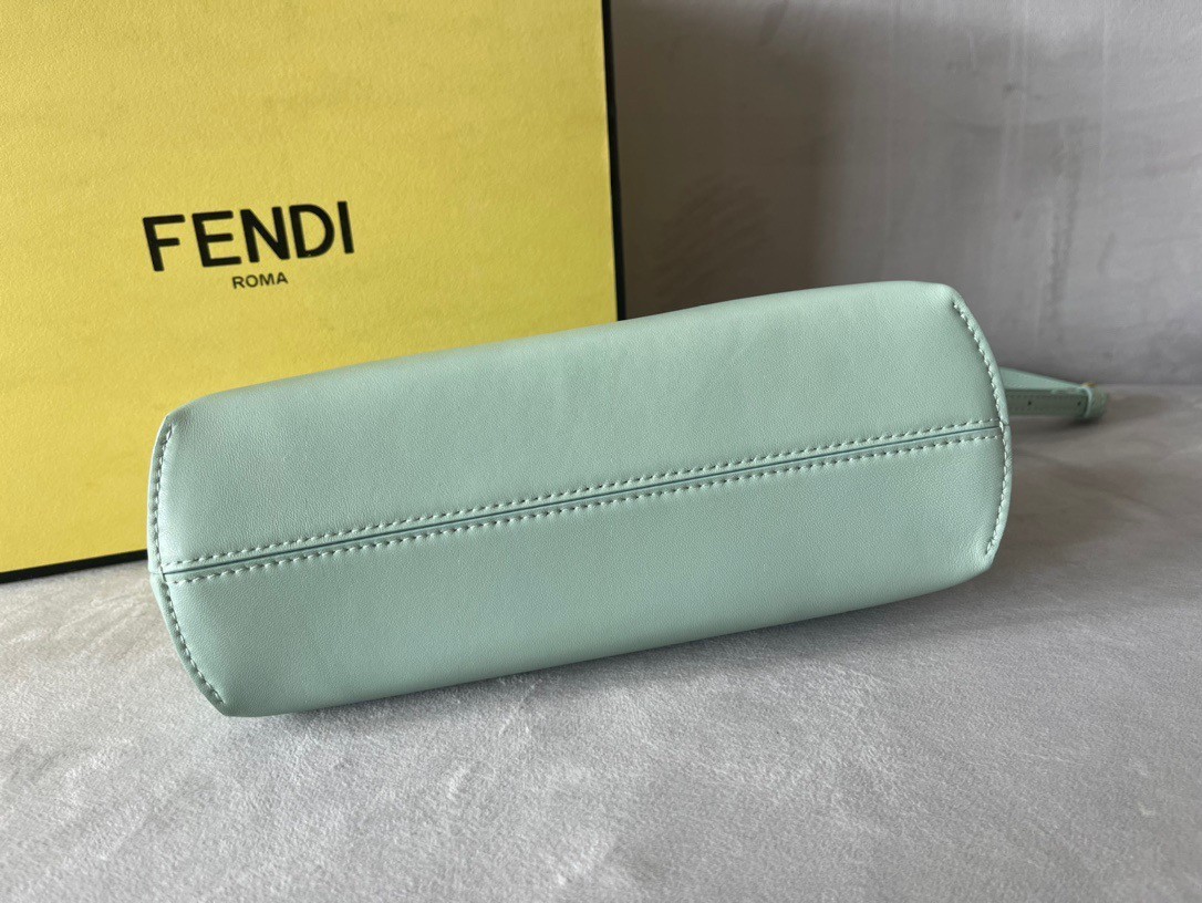 Fendi First Small Bag In Mint Green Nappa Leather 604