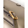 Fendi C’mon Small Bag in Grey Calfskin 859