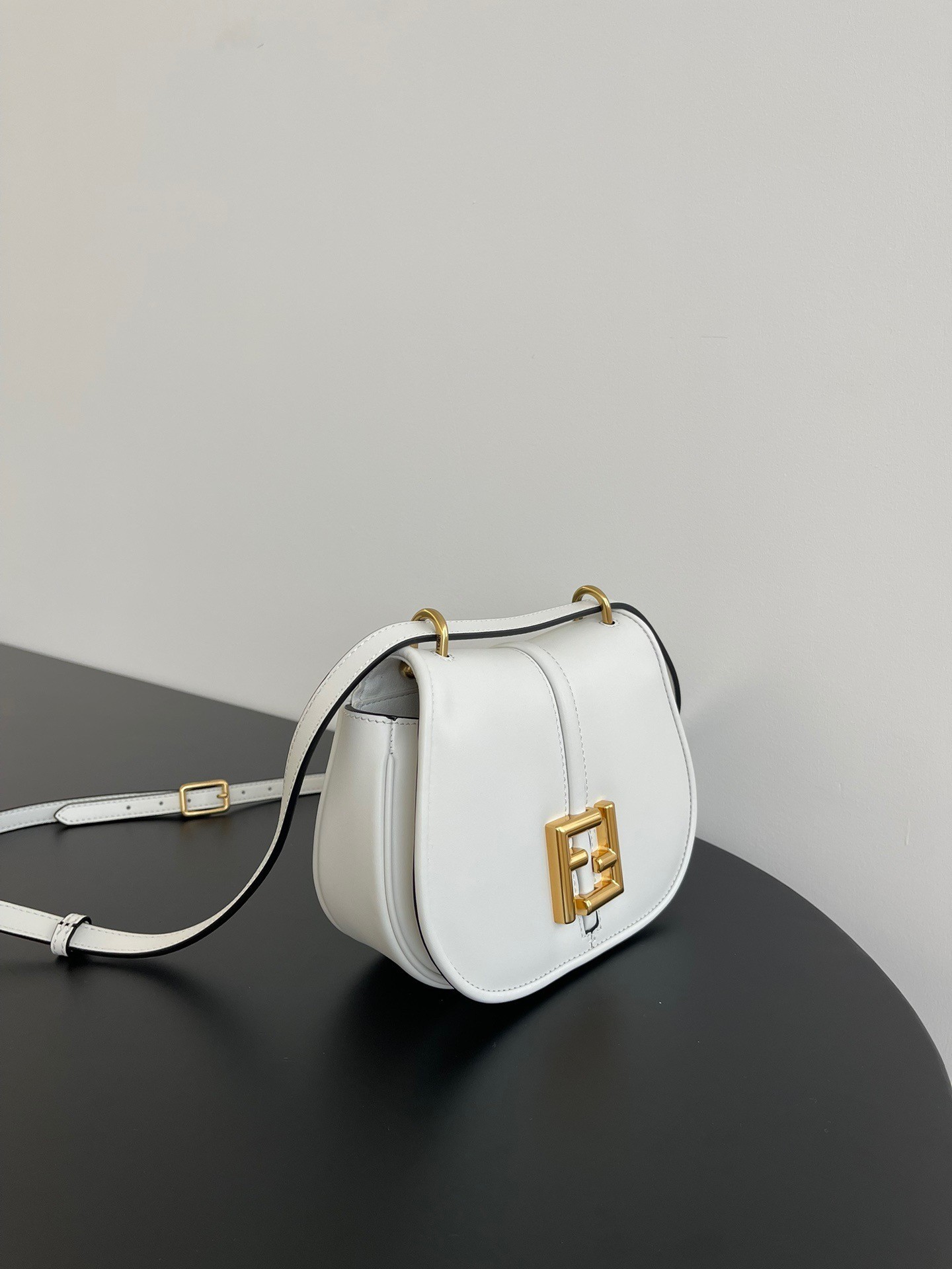 Fendi C’mon Small Bag in White Calfskin 390