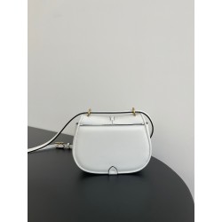 Fendi C’mon Small Bag in White Calfskin 390