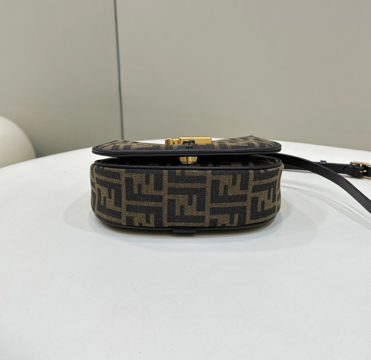 Fendi C’mon Small Bag in FF Jacquard Fabric 424