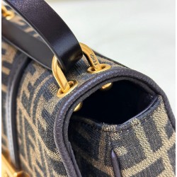 Fendi C’mon Small Bag in FF Jacquard Fabric 424