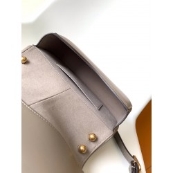Fendi C’mon Medium Bag in Grey Calfskin 461