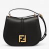 Fendi C’mon Medium Bag in Black Calfskin 499