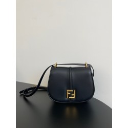 Fendi C’mon Medium Bag in Black Calfskin 499