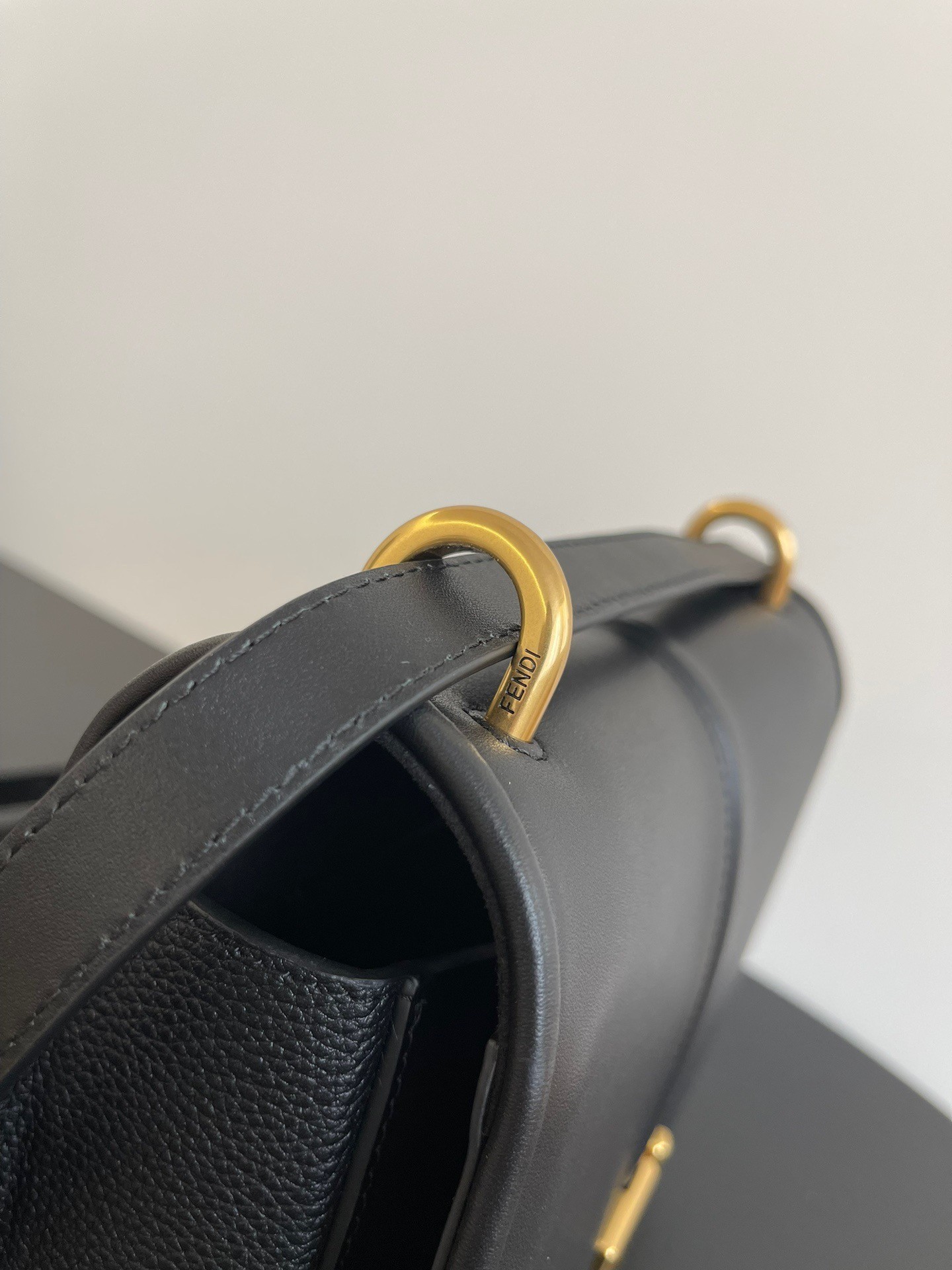 Fendi C’mon Medium Bag in Black Calfskin 499