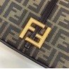 Fendi C’mon Medium Bag in FF Jacquard Fabric and Leather 541