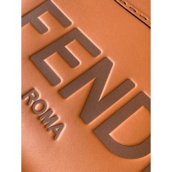 Fendi Sunshine Small Tote Bag In Brown Calfskin 566