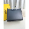 Fendi Sunshine Medium Tote Bag In Noir Calfskin 588