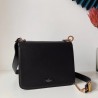 Valentino Vsling Large Shoulder Bag In Black Grainy Calfskin 413