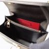 Valentino Vsling Large Shoulder Bag In Black Grainy Calfskin 413