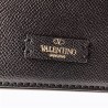 Valentino Vsling Large Shoulder Bag In Black Grainy Calfskin 413