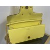 Valentino Loco Large Shoulder Bag In Yellow Calfskin 335