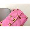 Valentino Roman Stud Chain Bag In Pink Lambskin 723