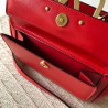 Valentino Rockstud Alcove Medium Top Handle Bag In Red Calfskin 802