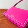 Valentino Rockstud23 Small Shoulder Bag in Pink Calfskin 909